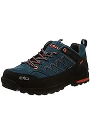 CMP Moon Low Trekking Shoe WP, Zapatillas de Paseo. Hombre, Deep Lake Antracite, 47 EU