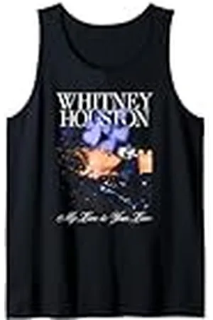 Whitney Houston Mi amor es tu amor cantando Foto Camiseta sin Mangas