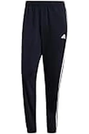 adidas Hombre Essentials Warm-Up Tapered 3-Stripes Track Pants, , L