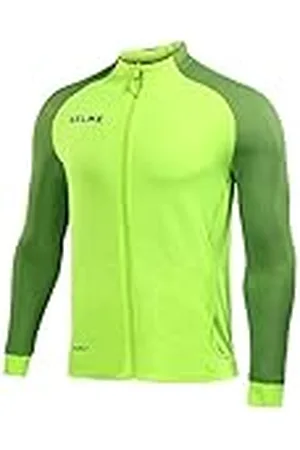 kelme Training Jacket Chaqueta Entrenamiento para Hombre, Neon Yellow/Royal Blue, L