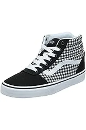 Vans Ward Hi Canvas, Zapatillas Altas Mujer, Negro ((Gingham) Black 1yn), 36.5 EU