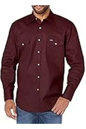Wrangler Camisa para Hombre, Azul Índigo, XX-Large