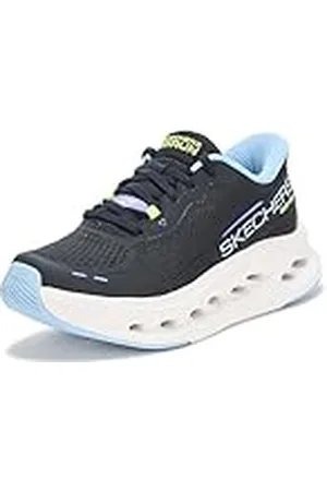 Skechers MAX Cushioning Glide-Step Caledonia, Zapatillas Mujer, Black, 37 EU