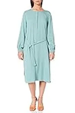 TOM TAILOR Mine to five Señoras Vestido Midi con Cinturón 1024691, , 38