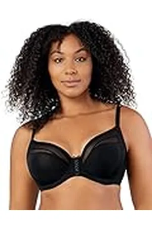 Parfait Shea P6062 Sujetador alámbrico de Malla sin Forro con Escote Profundo para Mujer, Talla Completa., ,110C