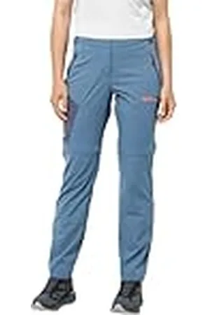 Jack Wolfskin Glastal Zip Away Pants W Pantalones para Senderismo, , 36 para Mujer