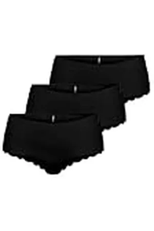 ONLY Onlchloe Lace S.Skin Brief Noos 3-PK Sujetador, , XL (Pack de 3) Womens
