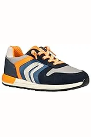 Geox J ALBEN Boy B, Zapatillas, Lt Grey/Navy, 29 EU