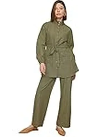 Trendyol Conjunto de Dos Piezas- -Regular Camisa, 66 (Pack de 2) para Mujer