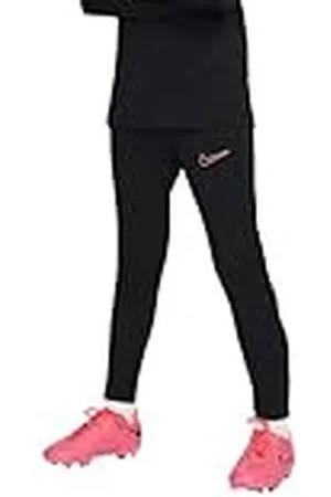 Nike Academy23 - Pantalones de chándal (8 años), Color Negro y carmesí Brillante