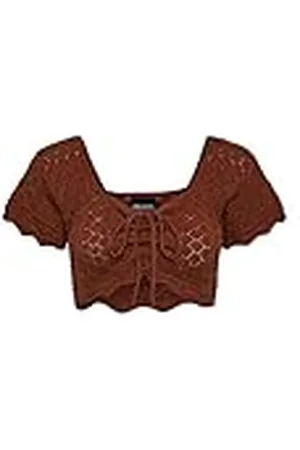 Pieces® Pcbluma SS Knit Top BC Sww Camiseta de Punto, , M para Mujer