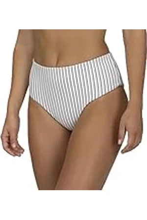 Hurley W Radial High Waist Mod SF BTM Parte De Abajo Bikini, Mujer, White, L