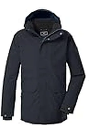 Killtec KOW 85 MN PRK 43331-000 - Parka funcional para hombre con capucha desmontable (3XL), color negro y azul