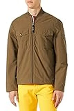Tommy Hilfiger Cotton Bomber Jacket MW0MW25428 Chaquetas de Tejido, , S para Hombre