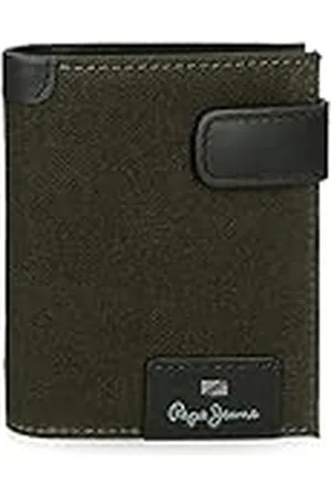 Pepe Jeans Hilltop Cartera vertical con cierre de clic 8,5x10,5x1 cms Piel