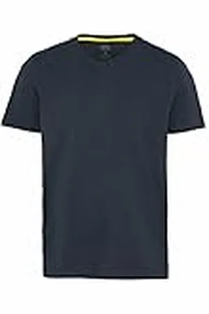 Camel Active Camiseta básica de Manga Corta con Cuello Redondo, , S para Hombre