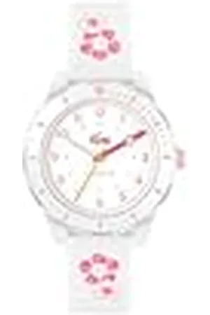 Lacoste Reloj Analógico de Cuarzo para Niños Colección Mini Tennis con Correa de Silicona Blanca - 2030063