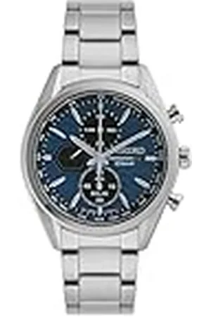 Seiko Reloj Analógico para Hombres de Cuarzo con Correa en Metal SSC801P1