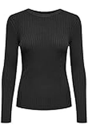 ONLY Onlsofi LS Rib O-Neck Knt Camiseta de Manga Larga, , M para Mujer