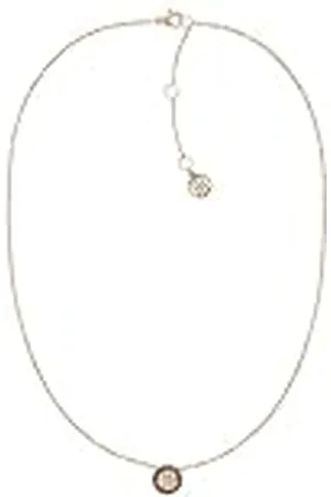 Tommy Hilfiger Jewelry Collar con Colgante para Mujer en Oro Rosado con Cristales - 2780579