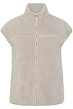 Pieces® Pcsadia Teddy Vest Noos BC, Gris Plateado, L Mujeres
