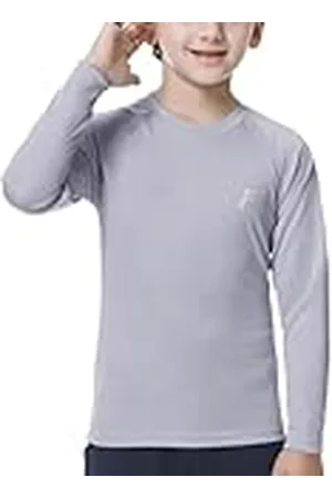 MEETWEE UP2Kde Rash Guard Shirt, , 12 años Unisex Kids