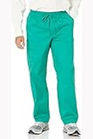 Amazon Pantalón con Cintura elástica y cordón, Ideal para Sanitarios Hombre, , M