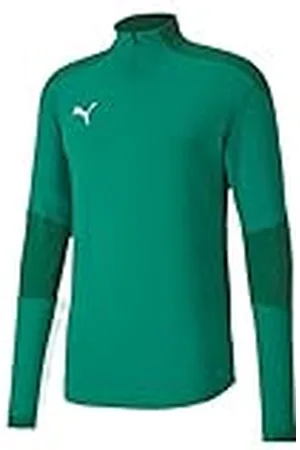 PUMA Teamfinal 21 Training 1/4 Zip Top Sudadera, Hombre, Pepper Green/Power Green, XL
