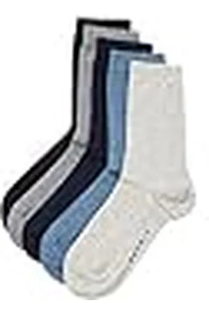 ESPRIT Solid Mix Multipack K So algodón lisos 5 pares, Calcetines Unisex niños, , 23-26