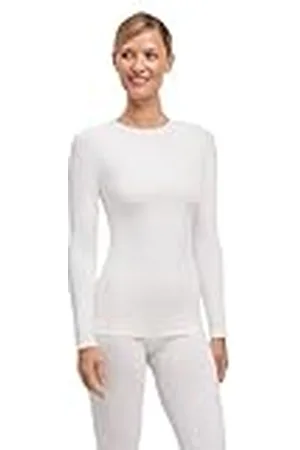 Falke Warm Round Neck W L/s SH Hilo Funcional Secado rápido 1 Pieza, Capa de Base Superior Mujer, , M