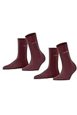 ESPRIT Uni 2-Pack W SO algodón unicolor 2 pares, Calcetines Mujer, , 35-38