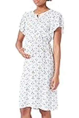 Noppies Dress Doral Nursing Short Sleeve All Over Print Vestido, Jet Stream-P638, 42 para Mujer