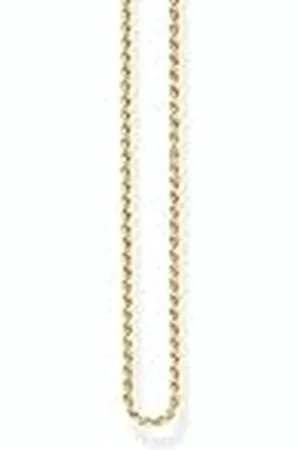 Thomas Sabo Collar de Cordón Plata Chapadaen KE1348-413-12-L40, 40 cm, Dorado