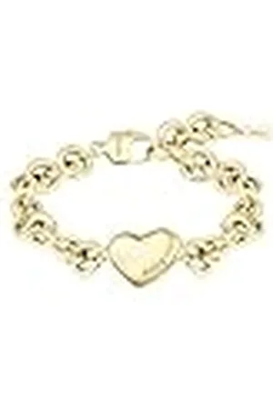 HUGO BOSS Jewelry Pulsera de Cadena para Mujer Colección HONEY LOVE en Amarillo con un Charm de Corazón - 1580639