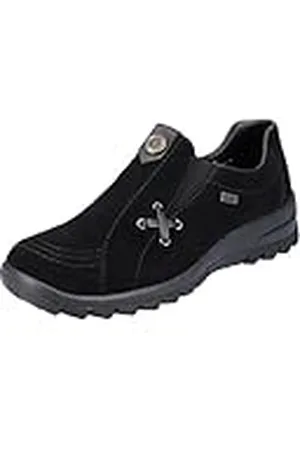 Rieker Herbst/Winter, Mocasines Mujer, Negro (Schwarz/Schwarz 00), 37 EU