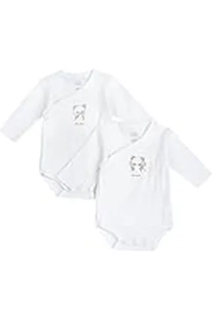 chicco Body in cotone, a manica lunga, apertura spalla, Bebé - Unisex, Bianco, 3M, Diseñado en Italia