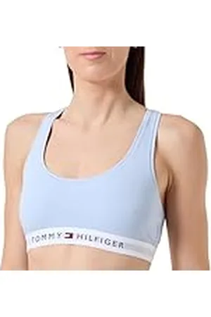 Tommy Hilfiger Sujetador bralette Mujer Unlined elástico, Blau (Azul), S