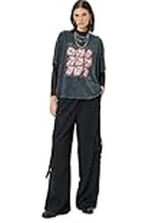 Koton Elastic Waist Pocket Detail Medium Rise Cargo Parachute Pants Calzoncillos, , 38 De Las Mujeres