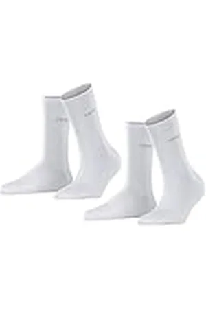 ESPRIT Uni Multipack W So algodón lisos 2 pares, Calcetines Mujer, , 39-42
