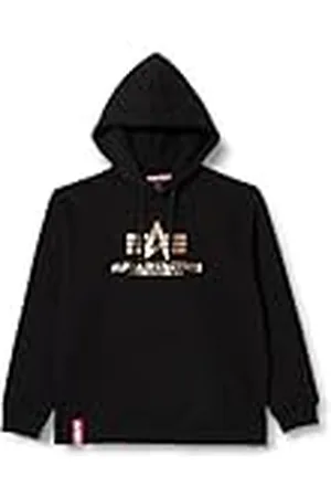 Alpha Industries Sudadera con Capucha Basic B&T para Hombre, , 4XL
