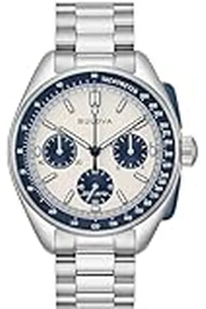 BULOVA Reloj Cronógrafo para Hombre de Cuarzo con Correa en Acero Inoxidable 98K112