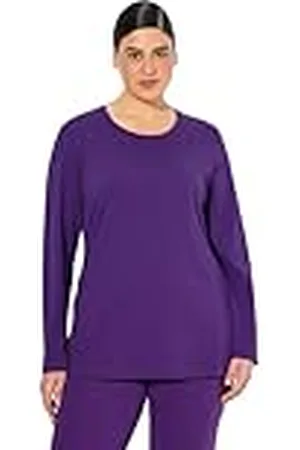 Ulla Popken Langarm-Shirt Camisa Manga Larga, , 60-62 para Mujer