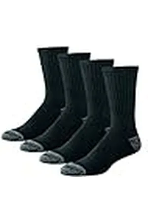 Amazon Calcetines Acolchados de Trabajo, de algodón, de Media caña y con Alto Rendimiento Hombre, 4 Pares, , 46-48