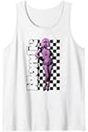 Blond Amsterdam Checkerboard Portrait Vintage Band Camiseta sin Mangas
