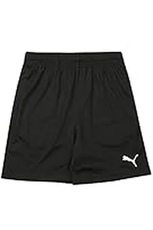 PUMA TeamRISE Training Shorts Jr Pantalones Cortos, Unisex niños, Black White, 176