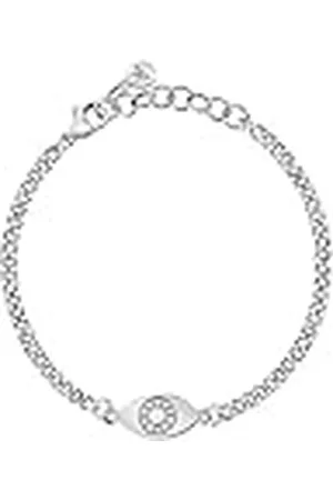 Morellato Pulsera de cápsulas para mujer Passioni de acero, cristales – SAUN26, 3 cm, Acero aleado