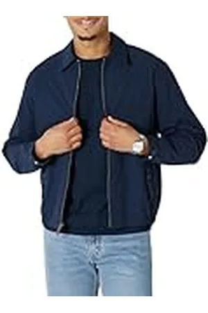 Amazon Chaqueta Bomber Elástica, Ligera y Holgada con Cremallera Hombre, , XS