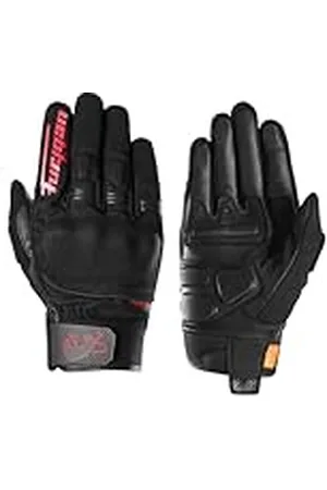 Furygan Jet D3O EVO - Guantes de Moto para Hombre - Palma 100% Cuero - Confort - Guantes de Verano - Transpirable y Ligero - Compatible con Pantallas - Pantalla táctil