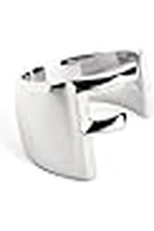 SINGULARU Anillo Personalizado Letter Signet. Macizo Ajustable. Latón con Acabado Baño de Oro de 18 Kt. Talla Unica. Joyas para Mujer. Letra F