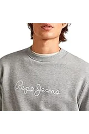 Pepe Jeans Joe Crew Sweatshirt, Gris (Grey Marl), L para Hombre